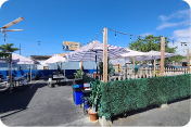 patio of the Fish Shop location in Point Loma